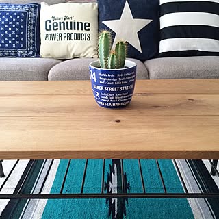 机/BIMAKES/リビングテーブル/ラグ/バンダナ柄...などのインテリア実例 - 2016-04-05 17:09:56