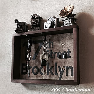 Diy キーボックスのインテリア 手作りの実例 Roomclip ルームクリップ