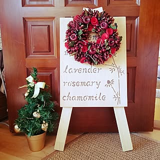 Diy リーススタンドのインテリア 手作りの実例 Roomclip ルームクリップ