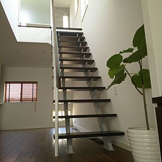 吹き抜けリビング オープン階段のインテリア実例 Roomclip ルームクリップ
