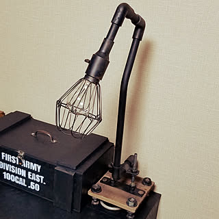 m.craftさまのハンドメイド/メルカリで購入/インダストリアルインテリア/インダストリアルライト/男前インテリア...などのインテリア実例 - 2018-09-13 23:20:07