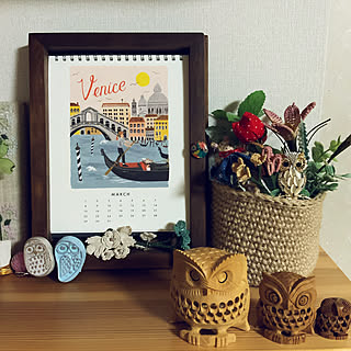 ふくろうコレクション/いつもありがとうございます❤️/RCの出会いに感謝♡/棚のインテリア実例 - 2020-02-24 07:01:23