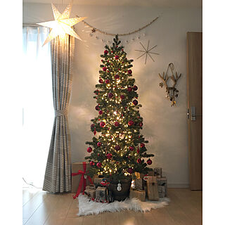 IKEA 照明/IKEA ライト/walther&co/クリスマスツリー180cm/クリスマスツリー...などのインテリア実例 - 2017-12-24 08:50:32