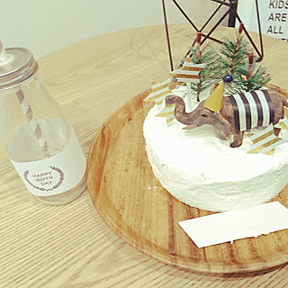 キッチン/10分でできる/ハンドメイド/グレーインテリア/シンプル/誕生日飾り付け...などのインテリア実例 - 2018-05-11 10:18:54