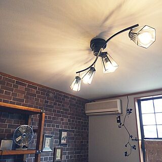 壁/天井/壁紙DIY/サンゲツ壁紙/洋裁してます/LEDライト...などのインテリア実例 - 2017-04-19 13:23:30