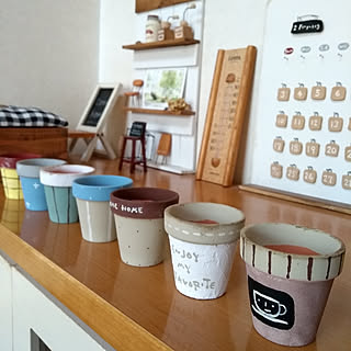 ダイソー素焼き鉢リメイクのインテリア実例 Roomclip ルームクリップ