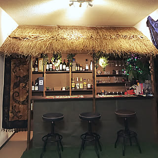 バーカウンターdiyのインテリア 手作りの実例 Roomclip ルームクリップ