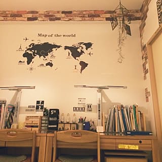 勉強机 勉強部屋のおしゃれなインテリアコーディネート レイアウトの実例 Roomclip ルームクリップ