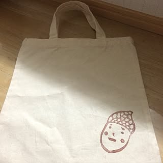 キッチン/トートバッグ/消しゴムハンコ/どんぐり/surimaレプリカ...などのインテリア実例 - 2016-09-09 22:22:03