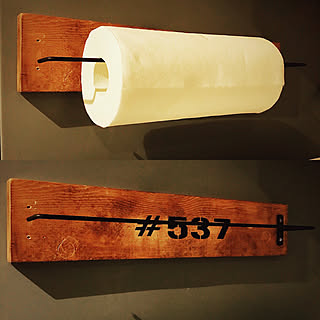 キッチン/簡単DIY/端材 DIY/セリア/キッチンペーパーホルダー...などのインテリア実例 - 2018-05-17 21:31:39