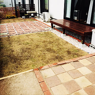 庭作り 芝生の庭のインテリア実例 Roomclip ルームクリップ