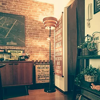 夜/サインプレート/ニトリ/東京インテリア/フェイクグリーン...などのインテリア実例 - 2015-11-30 12:18:36