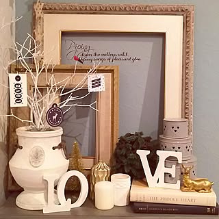 棚/クリスマス/100均/手作り/古道具...などのインテリア実例 - 2016-12-01 23:16:20