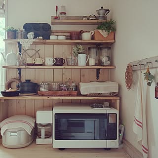 キッチン/DIY/古いもの/朝の1枚/グリーンのある暮らし...などのインテリア実例 - 2016-04-07 08:50:44