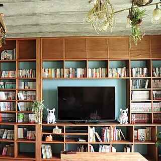 本棚 壁一面の本棚のインテリア実例 Roomclip ルームクリップ