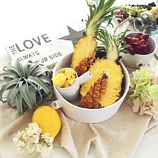 キッチン/桜組/今年作ったドライフラワー/ちびっこはちみつパイナップル/オイシックス...などのインテリア実例 - 2016-06-16 12:15:28