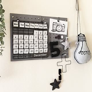 100均 万年カレンダーのインテリア実例 Roomclip ルームクリップ