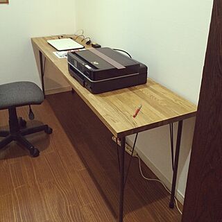 作業机DIYのインテリア実例 ｜ RoomClip（ルームクリップ）