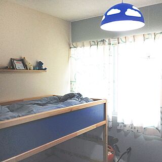 ベッド周り/照明/こども部屋/IKEA/子供部屋...などのインテリア実例 - 2013-04-21 18:30:59