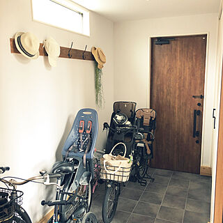 玄関 入り口 自転車収納のインテリア実例 Roomclip ルームクリップ