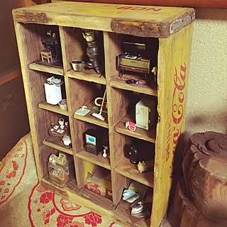コカコーラの木箱のインテリア実例 | RoomClip(ルームクリップ)