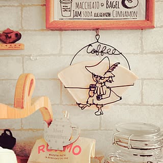 壁 天井 コーヒーフィルターホルダーのインテリア実例 Roomclip ルームクリップ