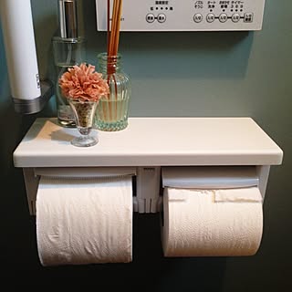 トイレットペーパーホルダー コストコトイレットペーパーのインテリア実例 Roomclip ルームクリップ