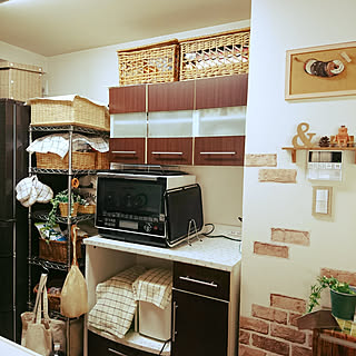 マンション暮らし/ダイソー/100均/もっとすっきりさせたい/リメイクシート木目調...などのインテリア実例 - 2018-07-03 09:33:28