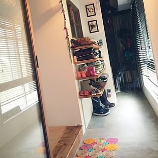 玄関 入り口 玄関土間収納のアイデア おしゃれなインテリア実例 Roomclip ルームクリップ