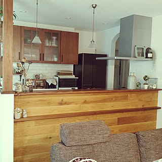 キッチン/ドライフラワー/ハーバリウム/ガラスブロック/加湿器...などのインテリア実例 - 2018-12-21 07:58:07