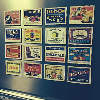 切手風シールのインテリア実例 Roomclip ルームクリップ