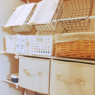 バス/トイレ/1K ひとり暮らし/洗濯機周り/ナチュラルインテリア/セリア...などのインテリア実例 - 2017-11-12 23:07:36