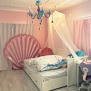マーメイド 子供部屋女の子のおしゃれなインテリアコーディネート レイアウトの実例 Roomclip ルームクリップ