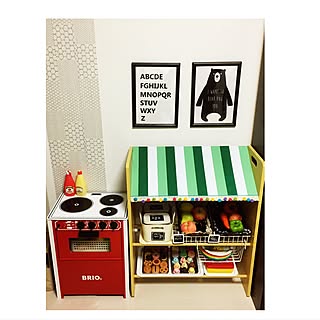 ままごとキッチン 見せる収納のアイデア おしゃれなインテリア実例 Roomclip ルームクリップ