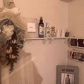 ウォールボックス/ウォールラック/ヘアバンド/リネンスプレー/初投稿...などのインテリア実例 - 2019-11-29 21:52:09