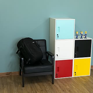 スチールロッカー/ロッカー風/カラーボックス/収納ボックス/収納...などのインテリア実例 - 2020-01-10 14:39:03