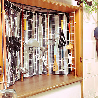 ワイヤーネットDIY/DIY/ダイソー/ナチュラル/100均...などのインテリア実例 - 2020-01-24 15:31:38