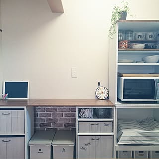 食器棚 カラーボックスのおしゃれなアレンジ 飾り方のインテリア実例 Roomclip ルームクリップ