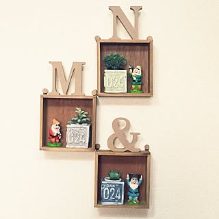 セリア イニシャルウッドのインテリア実例 Roomclip ルームクリップ