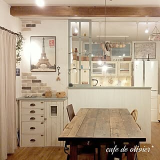 部屋全体/RC九州支部/しゃれとんしゃあ会/キッチンボードDIY/キッチンカウンターDIY...などのインテリア実例 - 2014-09-19 12:25:45