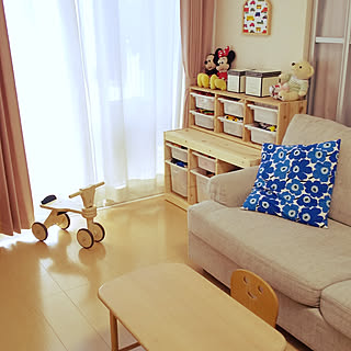 1ldk おもちゃ収納のインテリア レイアウト実例 Roomclip ルームクリップ
