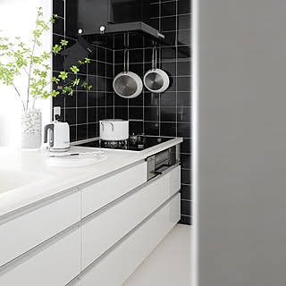 シンプルライフ/キッチン収納/MONOTONE/ミニマル/コンロ周り...などのインテリア実例 - 2020-01-21 11:57:56