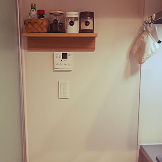 キッチン/無印良品/壁に取り付けれる棚/賃貸/調味料棚...などのインテリア実例 - 2020-01-24 10:21:43