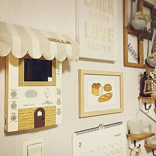 Diy オーニング風のインテリア 手作りの実例 Roomclip ルームクリップ