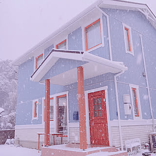 外観 水色のインテリア実例 Roomclip ルームクリップ