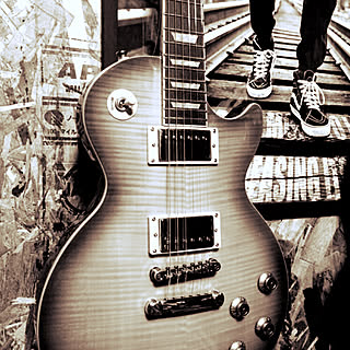 ギター Osb合板のインテリア実例 Roomclip ルームクリップ