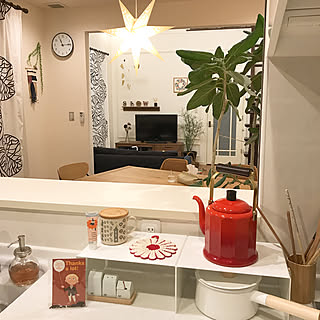 キッチン/マリメッコ/ボットナ/STRÅLA/IKEA 照明...などのインテリア実例 - 2017-11-28 23:26:29