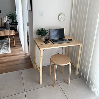 パイン材テーブルのインテリア実例 Roomclip ルームクリップ