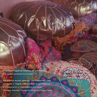 モロッコクッション/モロッコプフ/モロッコのインテリア実例 - 2015-04-04 13:39:54