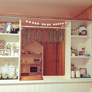 キッチン/キッチンカウンター棚/キッチンカウンターDIY/リメイク/ナチュラルインテリア/DIY...などのインテリア実例 - 2015-03-02 13:47:29